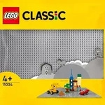 LEGO Classic 11024 Graue Bauplatte, Grundplatte f&uuml;r LEGO Sets, 48x48 Noppen, in
