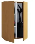 Holz Besenschrank Staubsauger Putzschrank Lona L