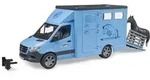 bruder 02674 MB Sprinter Tiertransporter mit Pferd