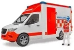 bruder 02676 MB Sprinter Ambulanz mit L+S Modul und Fahrer