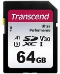 Transcend TS64GSDC340S SDXC-Karte 64 GB A1 Application Performance Class, v30 Video