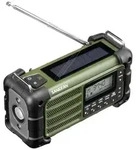 Sangean MMR-99 FM Green Outdoorradio UKW, MW Notfallradio, Bluetooth&reg; Solarpanel,