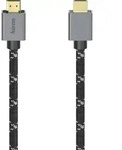 Hama HDMI Anschlusskabel HDMI-A Stecker, HDMI-A Stecker 2.00 m Grau, Schwarz 00200504