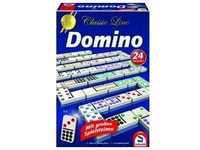 Schmidt 49207 - Classic Line: Domino mit großen Spielsteinen