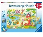 Puzzle Ravensburger Lieblingsdinos 2 X 12 Teile
