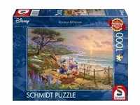 Schmidt 59951 - Thomas Kinkade, Disney Donald and Daisy A Duck Day Afternoon, Puzzle,