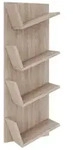Holz Wandregal H&auml;ngeregal Regal Deko Board Lansi