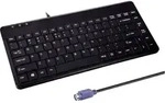 Perixx PERIBOARD-409 P DE PS2 Tastatur Deutsch, QWERTZ Schwarz PS2-Anschluss