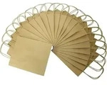 Folia Papiert&uuml;ten M, Geschenkt&uuml;ten 125g/m2 Kraftpapier 20 St&uuml;ck, 18x21x8cm,...