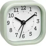 TFA Dostmann 60.1035.04 Quarz Wecker Pastell-Gr&uuml;n Alarmzeiten 1