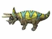 Bullyland 61317 - Mini Dinosaurier Triceratops, Mini Spielfigur, 3 cm