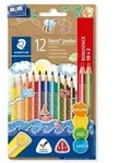 STAEDTLER Buntstifte Noris jumbo 128, 10+2 und 1 Spitzer