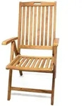 Hochlehner Klappstuhl verstellbar Teak Holz