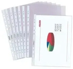 Herlitz Prospekth&uuml;lle A4 genarbt transparent 50er Set