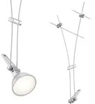 Paulmann Niedervolt-Seilsystem-Leuchte GU5.3 Chrom (matt)
