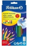 Pelikan 700672 - Aquarell Buntstifte Standard, 12 Stifte