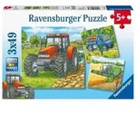Puzzle Ravensburger Gro&szlig;e Landmaschinen 3 X 49 Teile