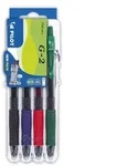 PILOT Roller Gel G-2 Set2Go, 4er Etui (schwarz, blau, rot, gr&uuml;n)