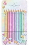 Faber-Castell Buntstifte Sparkle Pastell 12er Metalle.