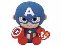 Captain America 15cm, Material: 100% Polyester geprüft nach EN-71. Farbe: mehrfarbig