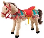 KARUSSELPFERD beige mit Sound