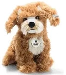 Steiff 076909 - Curlie Cockapoo, sitzend, hellbraun, Pl&uuml;sch, 24 cm