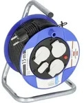 Brennenstuhl 1079180600 Kabeltrommel 15 m Schwarz Schutzkontakt-Stecker