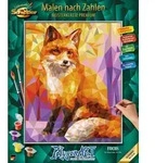 Malen nach Zahlen - Polygon Art Fuchs