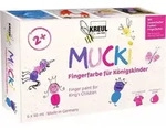 KREUL MUCKI Fingerfarbe f&uuml;r K&ouml;nigskinder 6er Set 50 ml