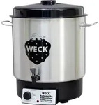 WECK Einkoch-/Hei&szlig;getr&auml;nkeautomat Edelstahl, Schwarz