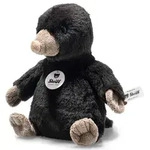 Steiff 067396 - Diggy Maulwurf, sitzend, dunkelbraun, Pl&uuml;sch, 18 cm
