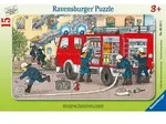 Rahmenpuzzle Ravensburger Mein Feuerwehrauto 15 Teile