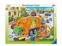 Ravensburger 06346 - Müllabfuhr Rahmenpuzzle, 35 Teile Puzzle