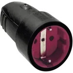 Bachmann 913.174 Schutzkontaktkupplung Gummi, Silikon 250V Schwarz IP44, IP20
