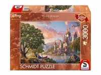 Schmidt 57372 - Thomas Kinkade, Disney, Belle’s Magical World, Puzzle, 3000 Teile