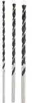 Kwb 511890 Holz-Spiralbohrer-Set 3teilig 6 mm, 8 mm, 10mm Gesamtl&auml;nge 250mm 1St.