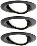 Paulmann 93082 Set Nova Plus LED-Einbauleuchte LED 6W Schwarz