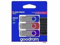 GOODRAM UTS3 USB 3.0 64GB 3-pack mix