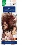Faber-Castell Tuschestift Dual Marker Goldfaber Aqua, Portrait, 6er Set