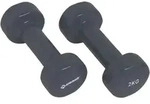 VINYL HANTEL Set, 2x 2,0kg (grey), in 4C-Box,