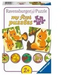 Puzzle Ravensburger Tiere und ihre Kinder 9 X 2 Teile