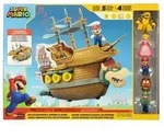 Nintendo Super Mario Deluxe Spielset - Bowser ́Schiff - inkl. 5 Figuren 6,5 cm & 4