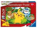 Kinderpuzzle 2x24 Teile - Pok&eacute;mon - Pikachu und seine Freunde