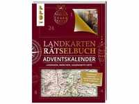 Landkarten Rätselbuch Adventskalender. Legenden, Märchen, sagenhafte Orte - Frech
