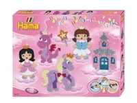 Hama 3158 - Geschenkpackung Fantasy Fun, ca. 4000 Bügelperlen Midi, Stiftplatten und