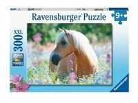 Ravensburger Kinderpuzzle - Pferd im Blumenmeer - 300 Teile Puzzle für Kinder ab 9