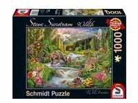Schmidt 59964 - Steve Sundram, Wildlife, Wild Frontier, Wildtiere am Waldesrand,