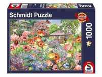 Schmidt 58975 - Blühender Garten, Puzzle, 1000 Teile