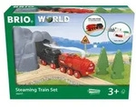 BRIO World - Batterie-Dampflok Set