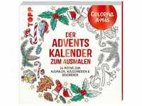Colorful Christmas - Der Adventskalender zum Ausmalen - Ursula Schwab